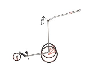 JuCad Phantom Titan Rose 2.0 electric trolley + carry bag, titanium