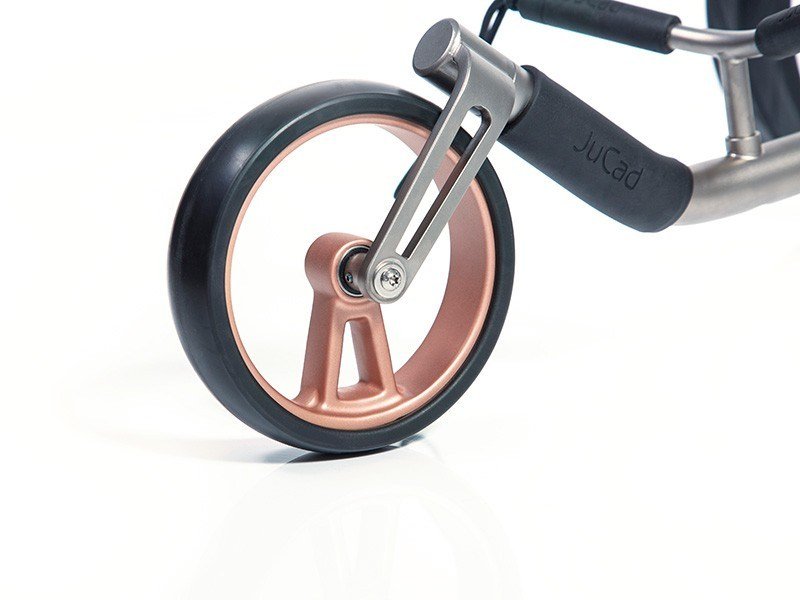 JuCad Phantom Titan Rose 2.0 electric trolley + carry bag, titanium