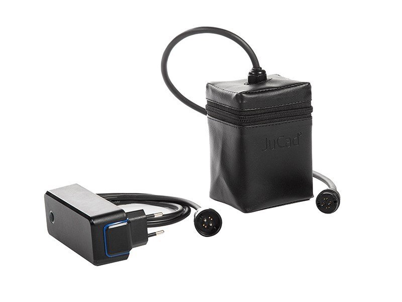 JuCad Phantom Titan Rose 2.0 electric trolley + carry bag, titanium