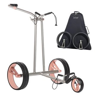 JuCad Phantom Titan Rose 2.0 electric trolley + carry bag, titanium