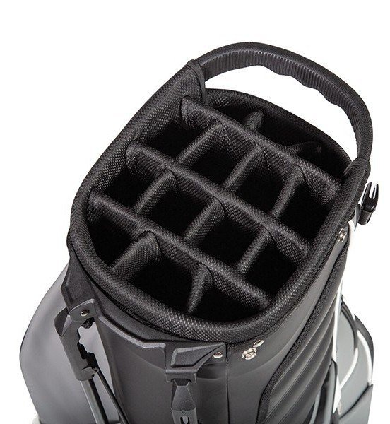 JuCad 2in1 FIirst Class stand bag, black/grey/white