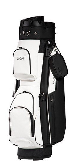 JuCad First Class Revolution cart bag, black/white