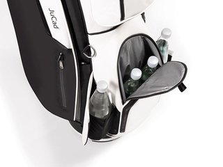 JuCad First Class Revolution cart bag, black/white