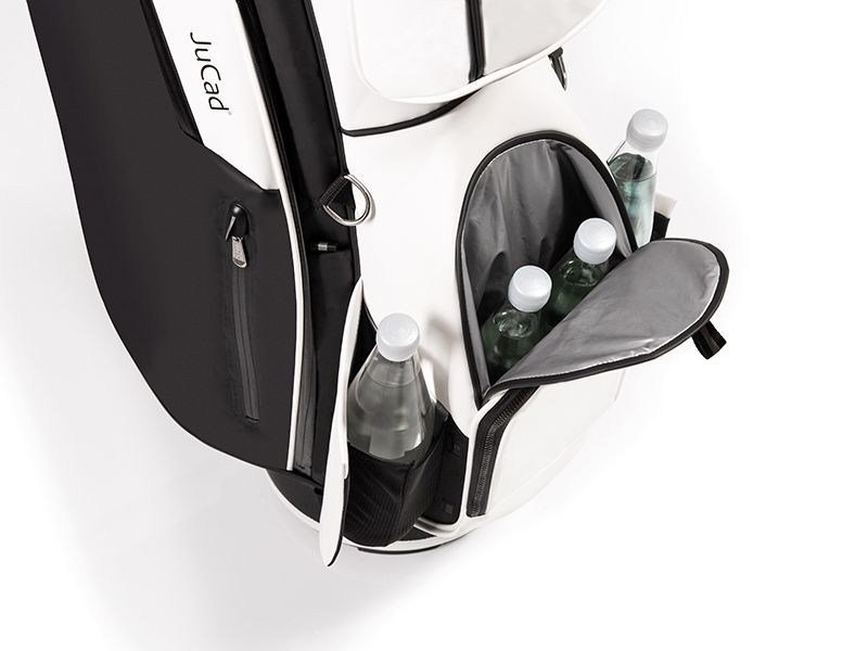 JuCad First Class Revolution cart bag, black/white