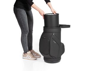 JuCad Jucad Stool with Cooler, Black