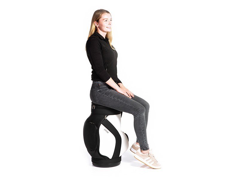 JuCad Jucad Stool with Cooler, Black