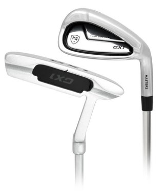 Masters GX1 Gts men's golf set, graphite, + stand bag, black/grey/white