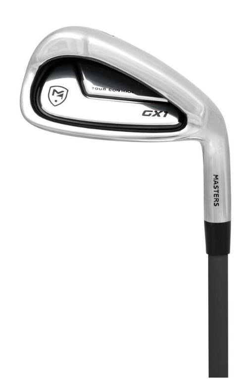 Masters GX1 Gts men's golf set, graphite, + stand bag, black/grey/white