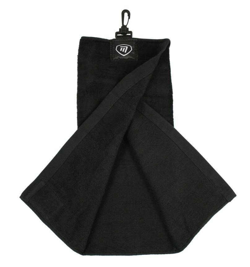 Masters Golf Masters Tri-Fold Golf Towel, Black