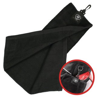 Masters Golf Masters Tri-Fold Golf Towel, Black