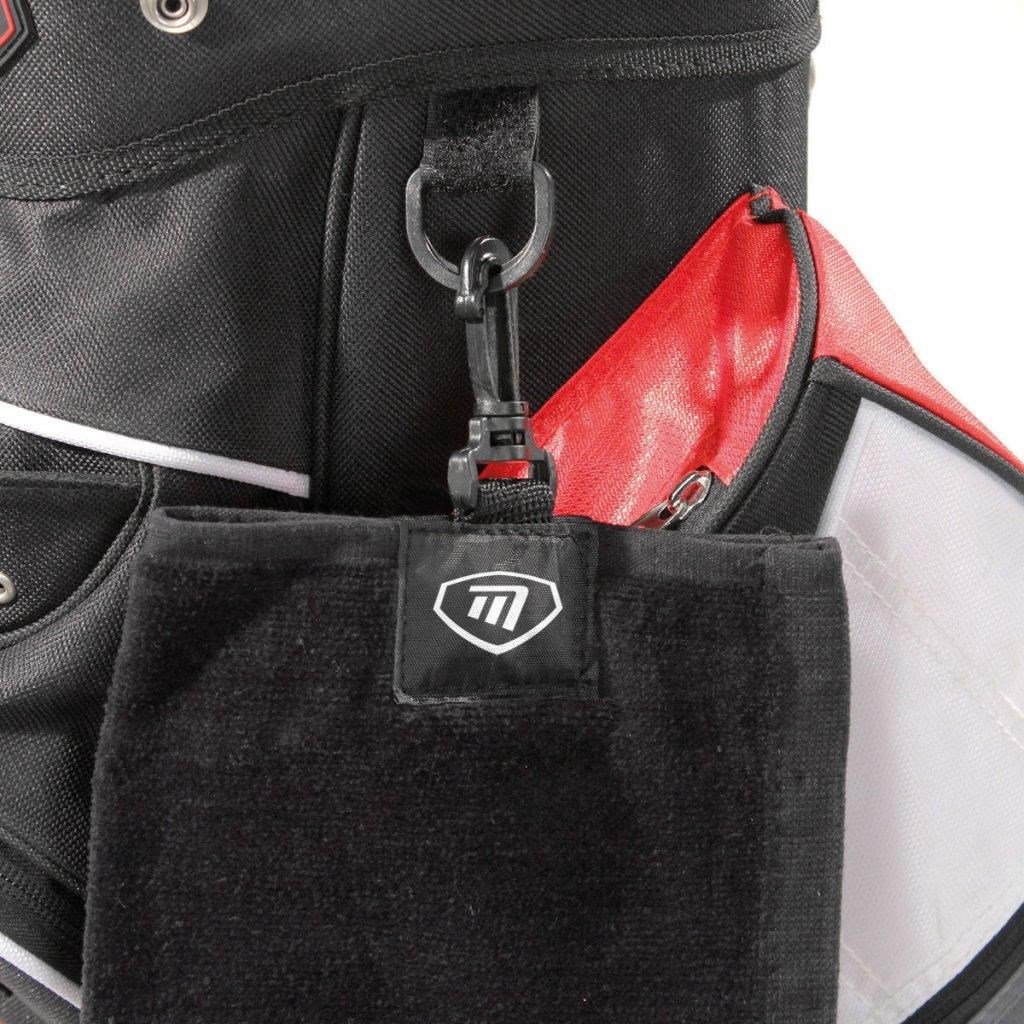 Masters Golf Masters Tri-Fold Golf Towel, Black