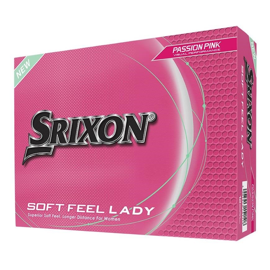 Srixon Soft Feel Lady women's golf balls, pink