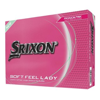 Srixon Soft Feel Lady women's golf balls, pink