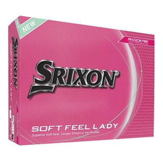 Srixon Soft Feel Lady women's golf balls, pink