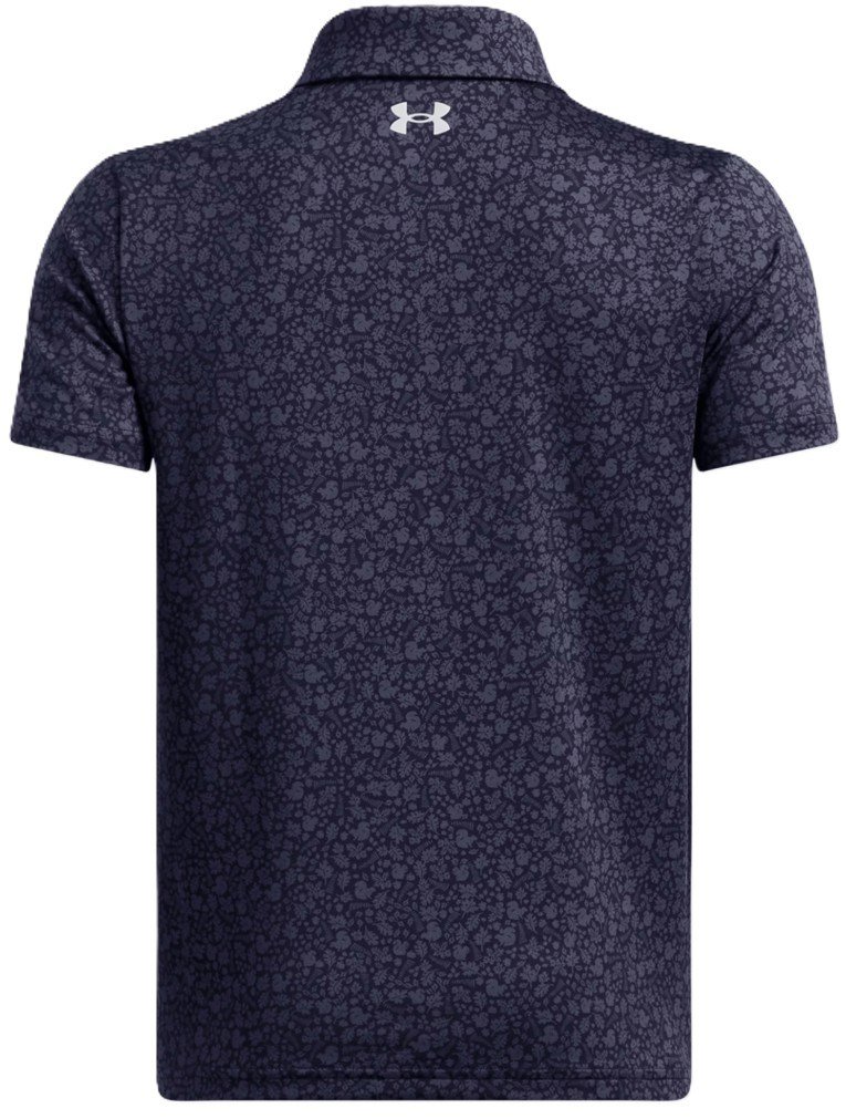 Under Armour Playoff Printed junior polo, blue