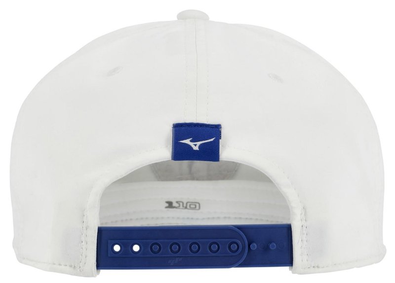 Mizuno Crossed Clubs Snapback golf cap, white