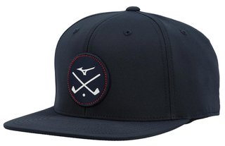 Mizuno Crossed Clubs Snapback golf cap, navy