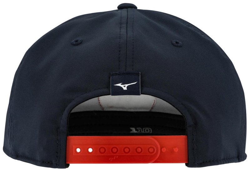 Mizuno Crossed Clubs Snapback golf cap, navy