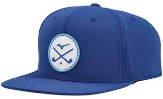 Mizuno Crossed Clubs Snapback golf cap, royal