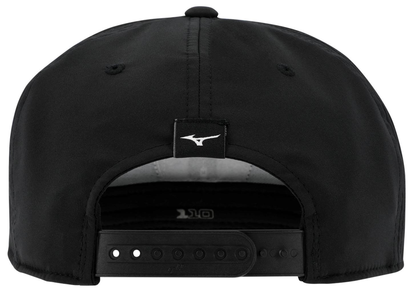 Mizuno Crossed Clubs Snapback golf cap, black