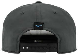 Mizuno Crossed Clubs Snapback golf cap, charcoal