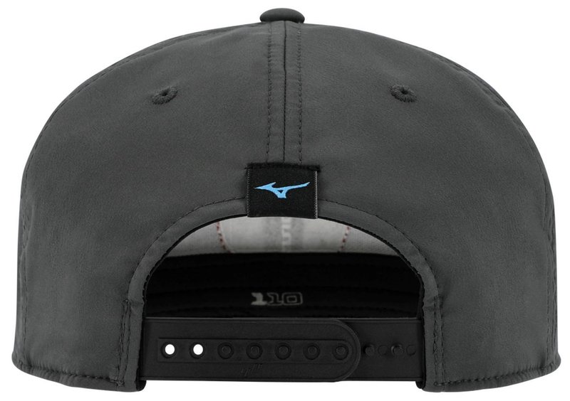 Mizuno Crossed Clubs Snapback golf cap, charcoal