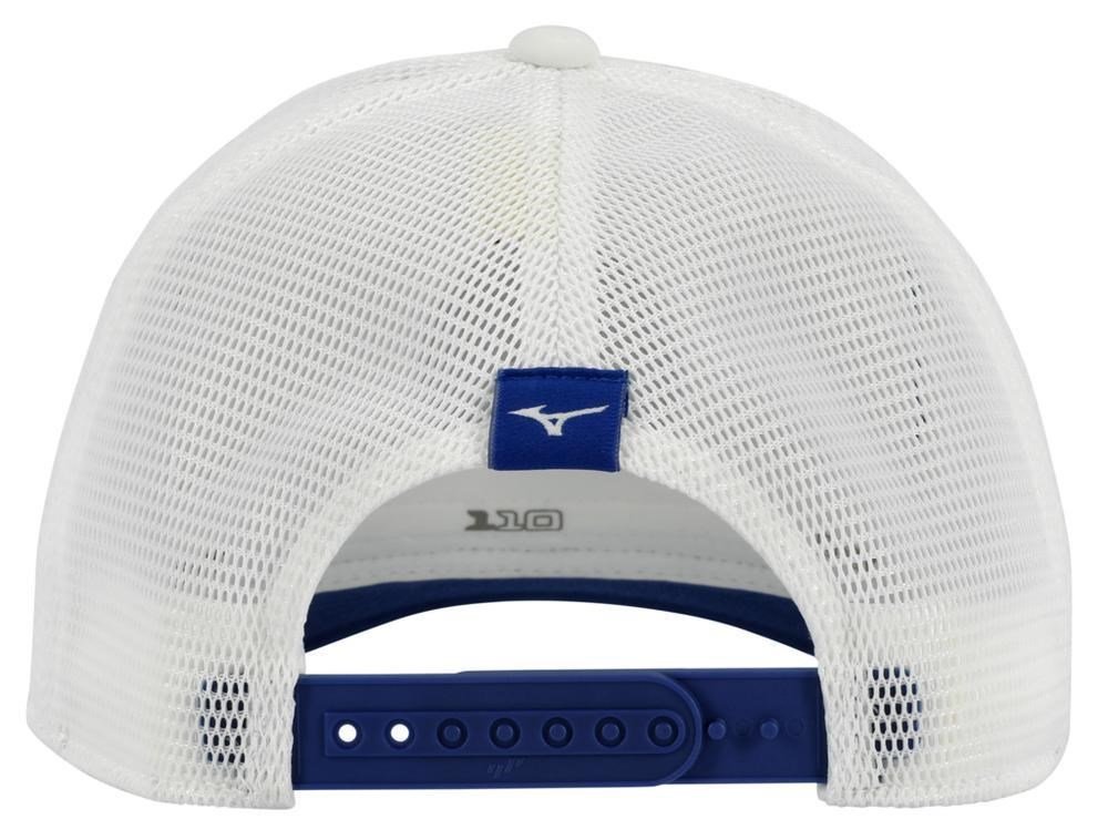 Mizuno Crossed Clubs Meshback men's cap, white