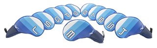 Mizuno Golf Mizuno Tour Iron Headcovers 2025, white/blue