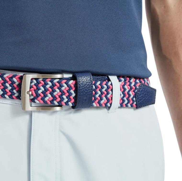 FootJoy Braided unisex belt, multicolor, long (36"-40" / 91-101 cm)