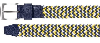 FootJoy Braided unisex belt, navy/white/taxi