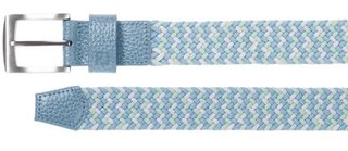 FootJoy Braided unisex belt, blue/white/pistachio