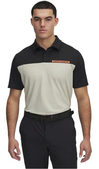 Under Armour T2G Color Block men's polo, black