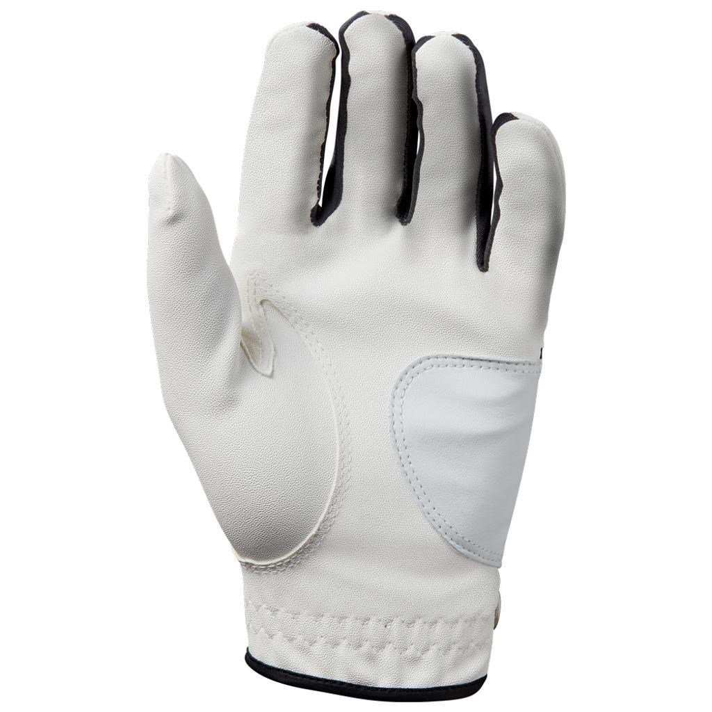 Wilson Feel Plus mens golf glove, white