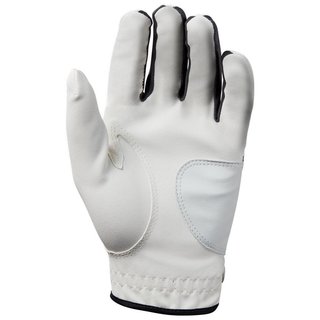 Wilson Feel Plus mens golf glove, white