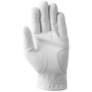 Wilson Feel Plus ladies golf glove, white