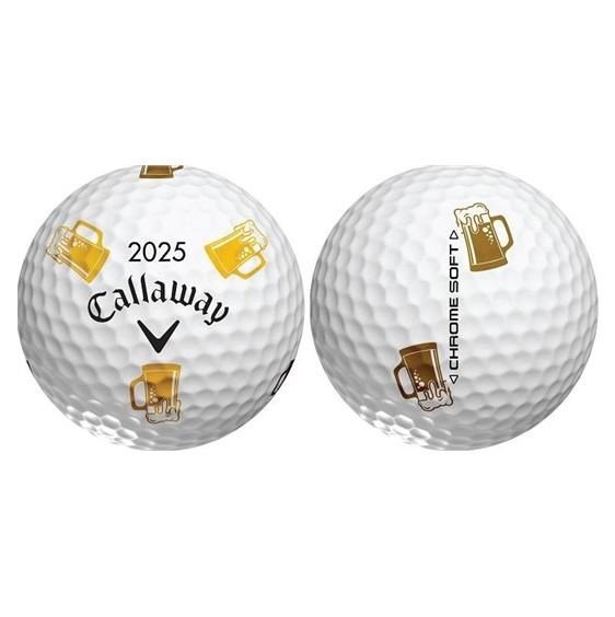 Callaway Chrome Soft Truvis BEER Limited Edition golf balls 2025