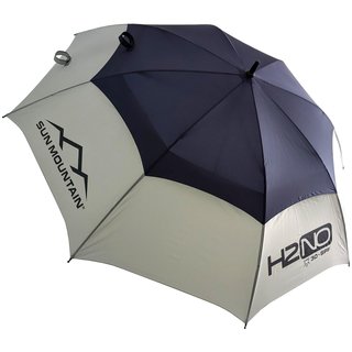 Sun Mountain H2NO 30SPF 68" Umbrella, nickel/cadet