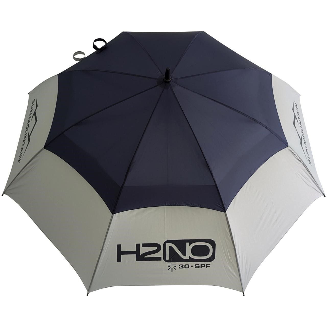 Sun Mountain H2NO 30SPF 68" Umbrella, nickel/cadet