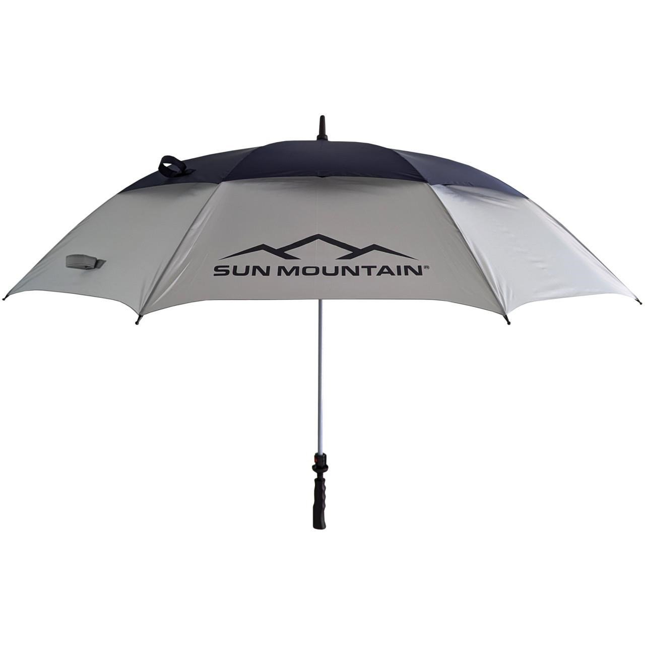 Sun Mountain H2NO 30SPF 68" Umbrella, nickel/cadet