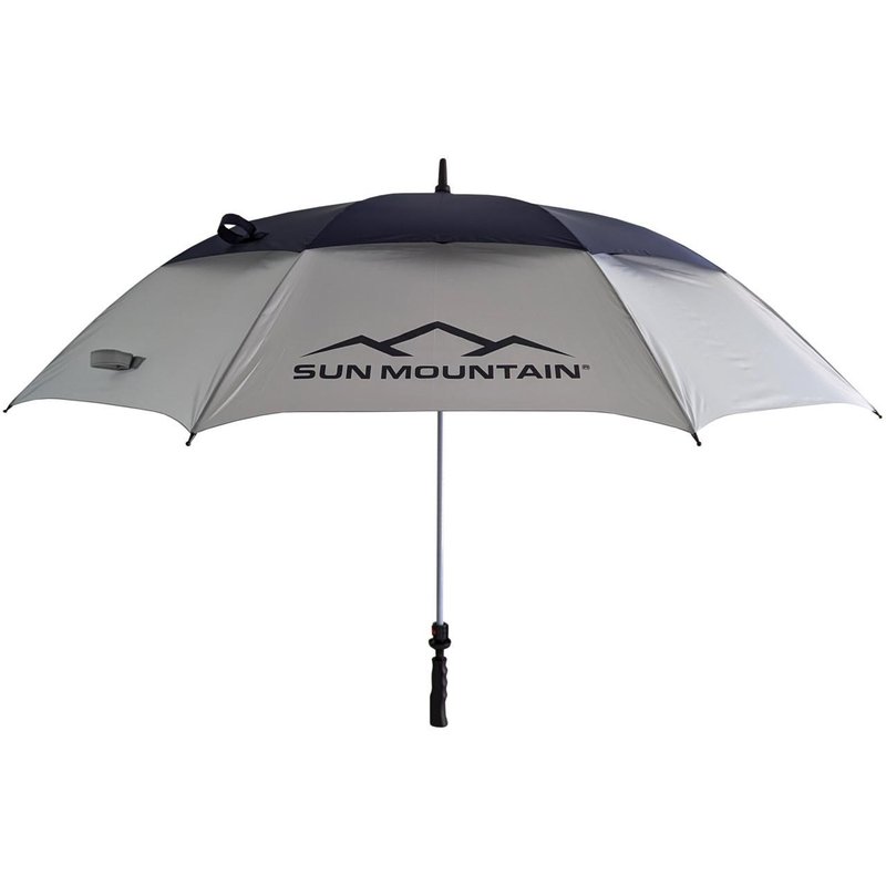 Sun Mountain H2NO 30SPF 68" Umbrella, nickel/cadet