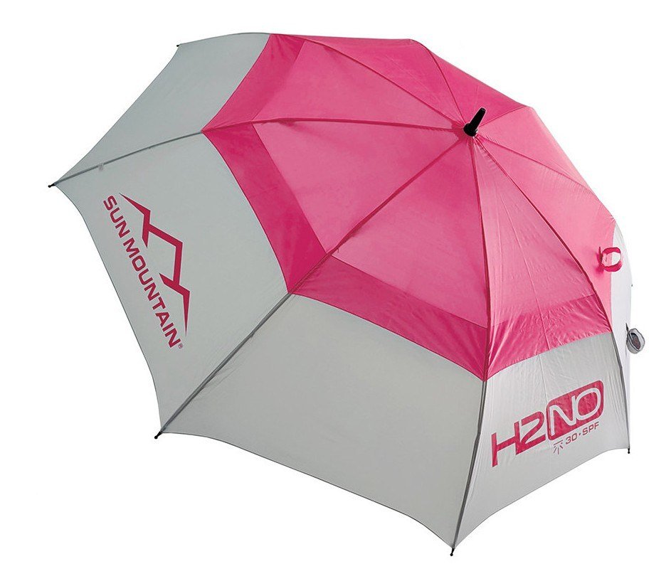 Sun Mountain H2NO 30SPF Umbrella 68" Hot Pink/Cadet