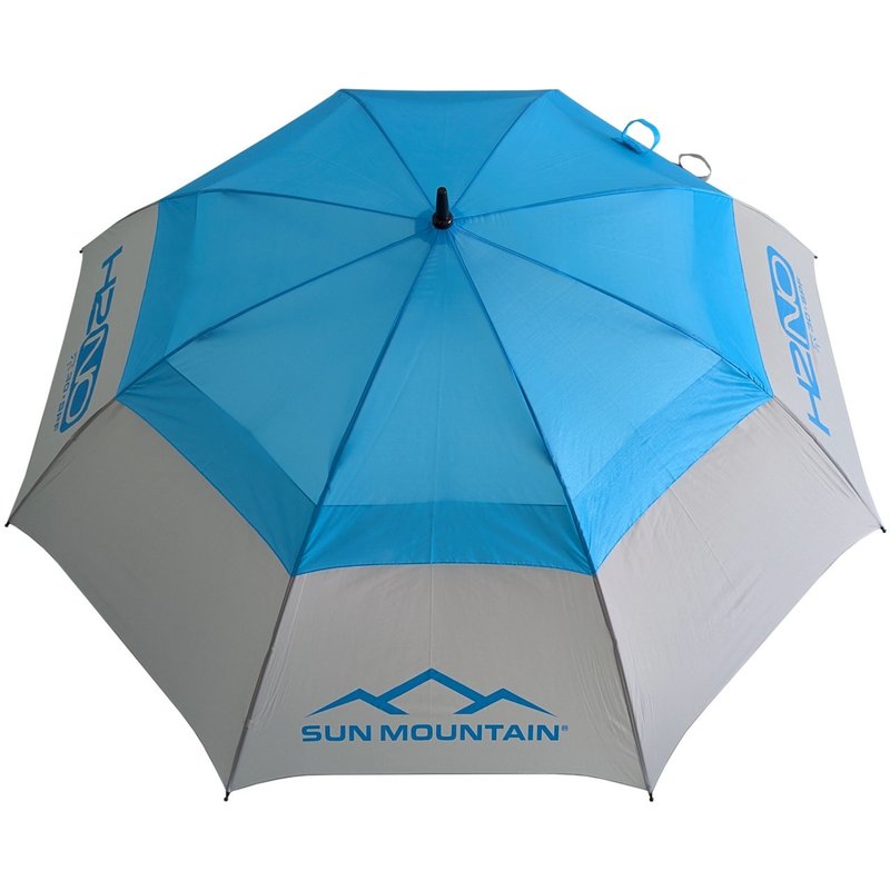 Sun Mountain H2NO 30SPF 68" Umbrella, surf/cadet