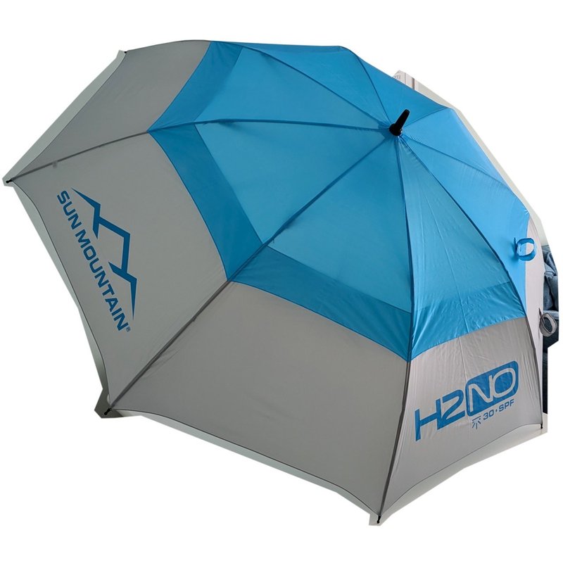 Sun Mountain H2NO 30SPF 68" Umbrella, surf/cadet