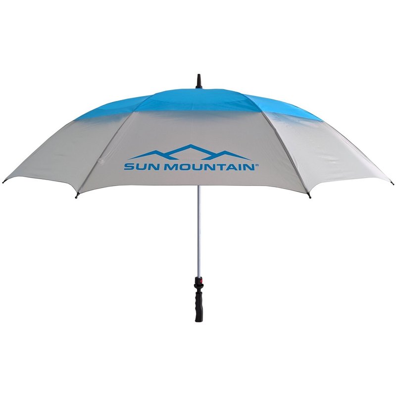 Sun Mountain H2NO 30SPF 68" Umbrella, surf/cadet