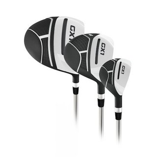 Masters GX1 Gts men's golf set, steel, + stand bag, black/grey/white