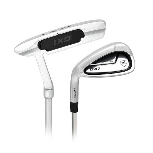 Masters GX1 Gts men's golf set, steel, MLH + stand bag, black/grey/white
