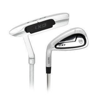 Masters GX1 Gts men's golf set, steel, MLH + stand bag, black/grey/white