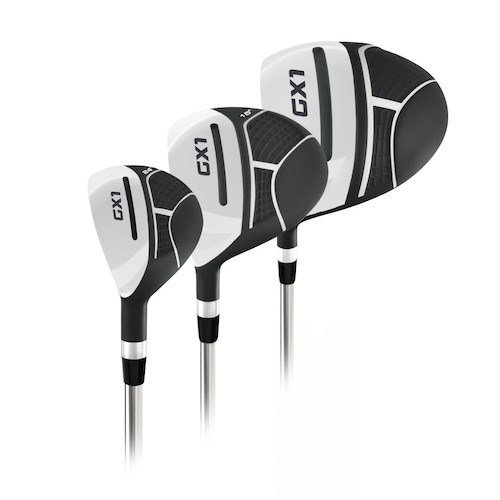 Masters GX1 Gts men's golf set, steel, MLH + stand bag, black/grey/white