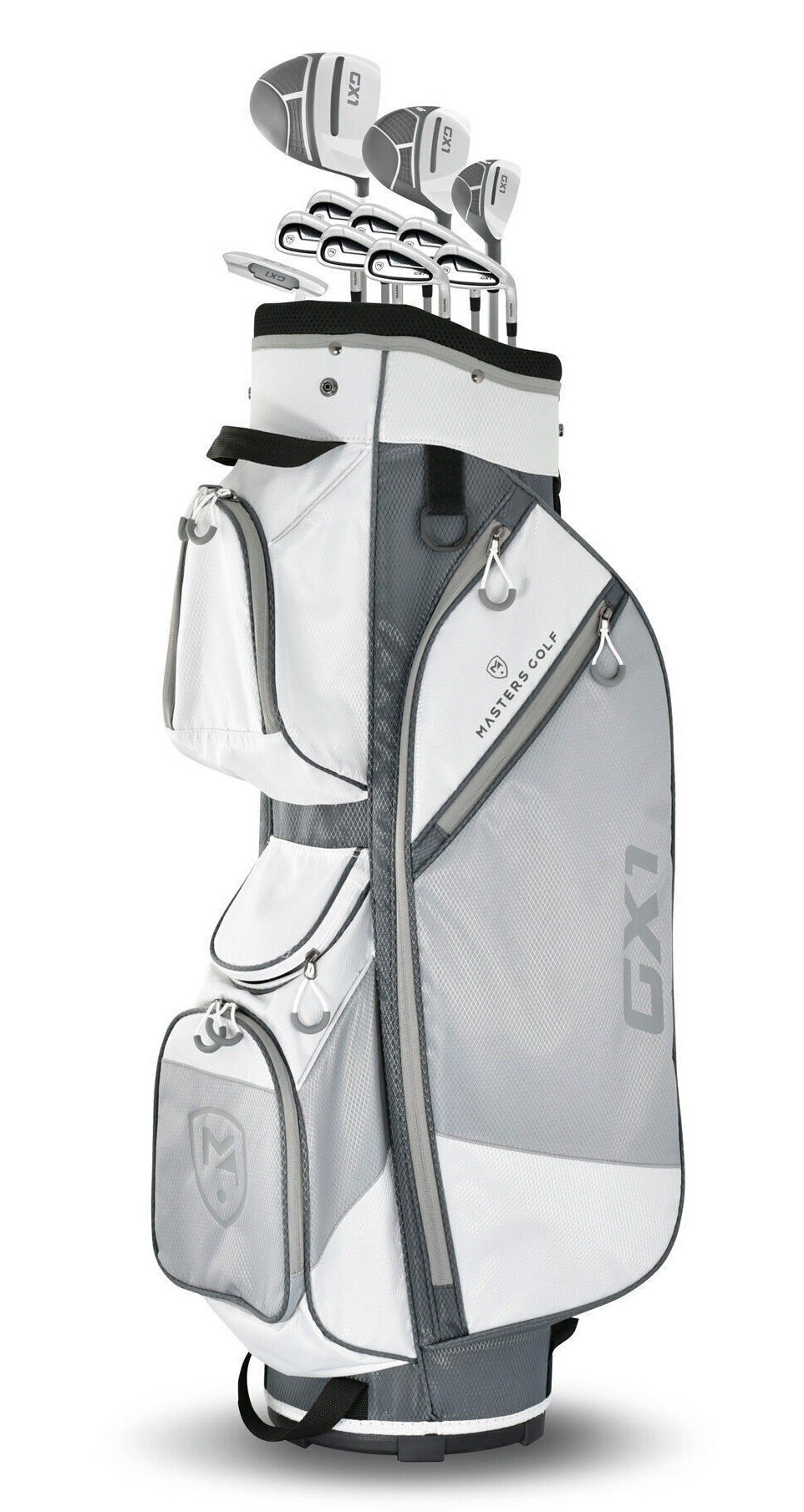 Masters GX1 ladies golf set, graphite + cart bag