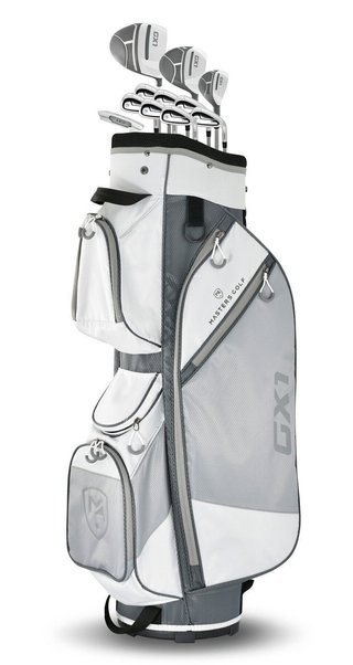 Masters GX1 ladies golf set, graphite + cart bag